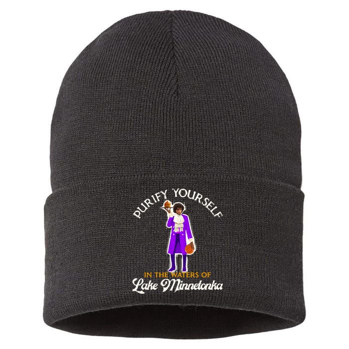 Purify Yourself In The Waters Of Lake Minnetonka Sustainable Knit Beanie