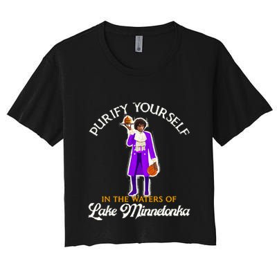 Purify Yourself In The Waters Of Lake Minnetonka Crop Top