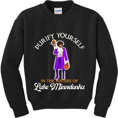 Purify Yourself In The Waters Of Lake Minnetonka Kids Sweatshirt