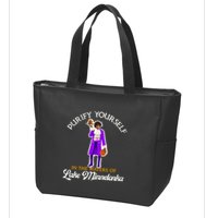 Purify Yourself In The Waters Of Lake Minnetonka Zip Tote Bag