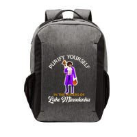 Purify Yourself In The Waters Of Lake Minnetonka Vector Backpack