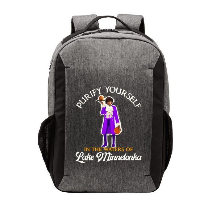 Purify Yourself In The Waters Of Lake Minnetonka Vector Backpack