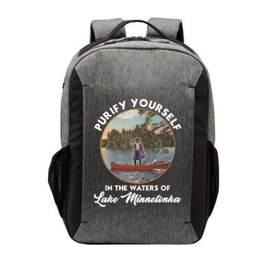 Purify Yourself In The Waters Of Lake Minnetonka Vintage Vector Backpack
