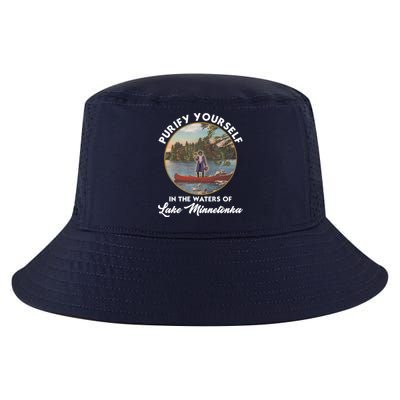 Purify Yourself In The Waters Of Lake Minnetonka Vintage Cool Comfort Performance Bucket Hat
