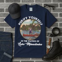 Purify Yourself In The Waters Of Lake Minnetonka Vintage Tall T-Shirt