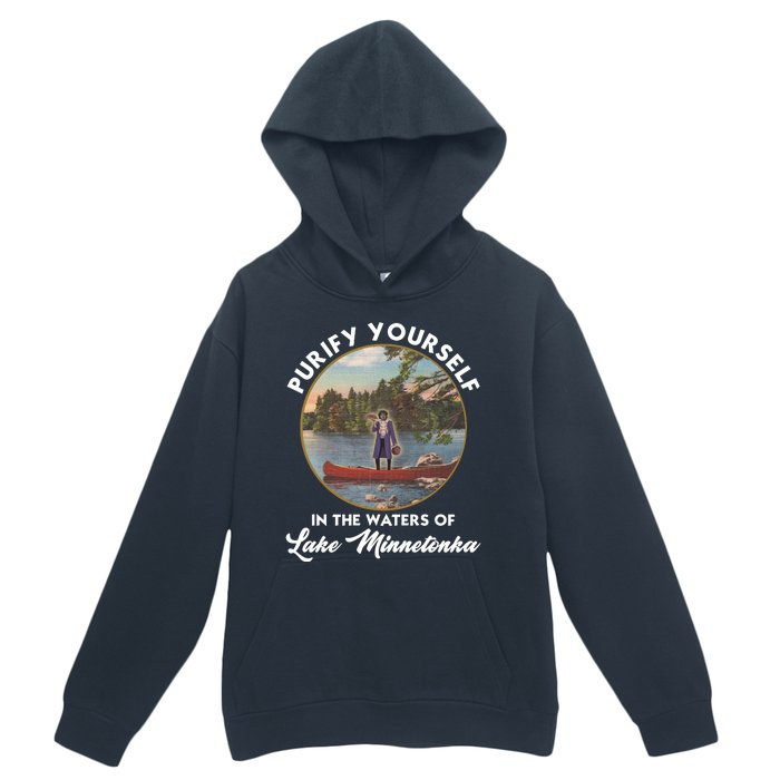 Purify Yourself In The Waters Of Lake Minnetonka Vintage Urban Pullover Hoodie