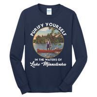 Purify Yourself In The Waters Of Lake Minnetonka Vintage Tall Long Sleeve T-Shirt