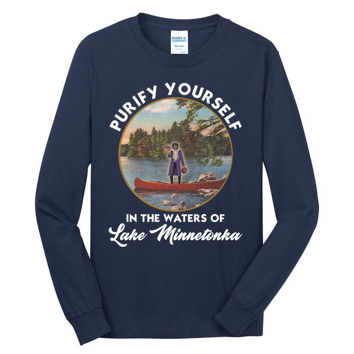 Purify Yourself In The Waters Of Lake Minnetonka Vintage Tall Long Sleeve T-Shirt