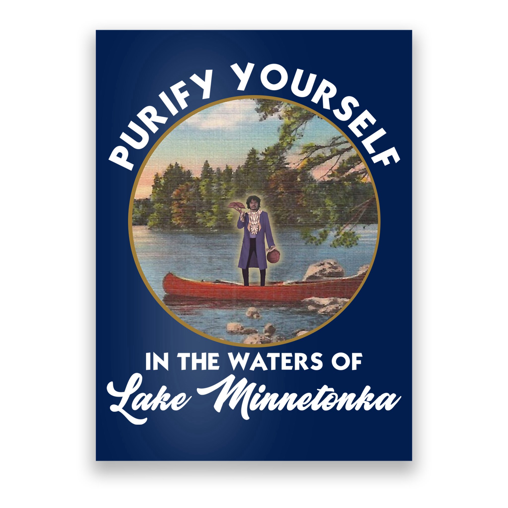 Purify Yourself In The Waters Of Lake Minnetonka Vintage Poster