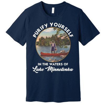 Purify Yourself In The Waters Of Lake Minnetonka Vintage Premium T-Shirt