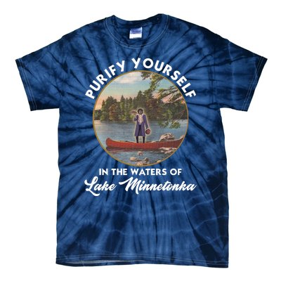 Purify Yourself In The Waters Of Lake Minnetonka Vintage Tie-Dye T-Shirt