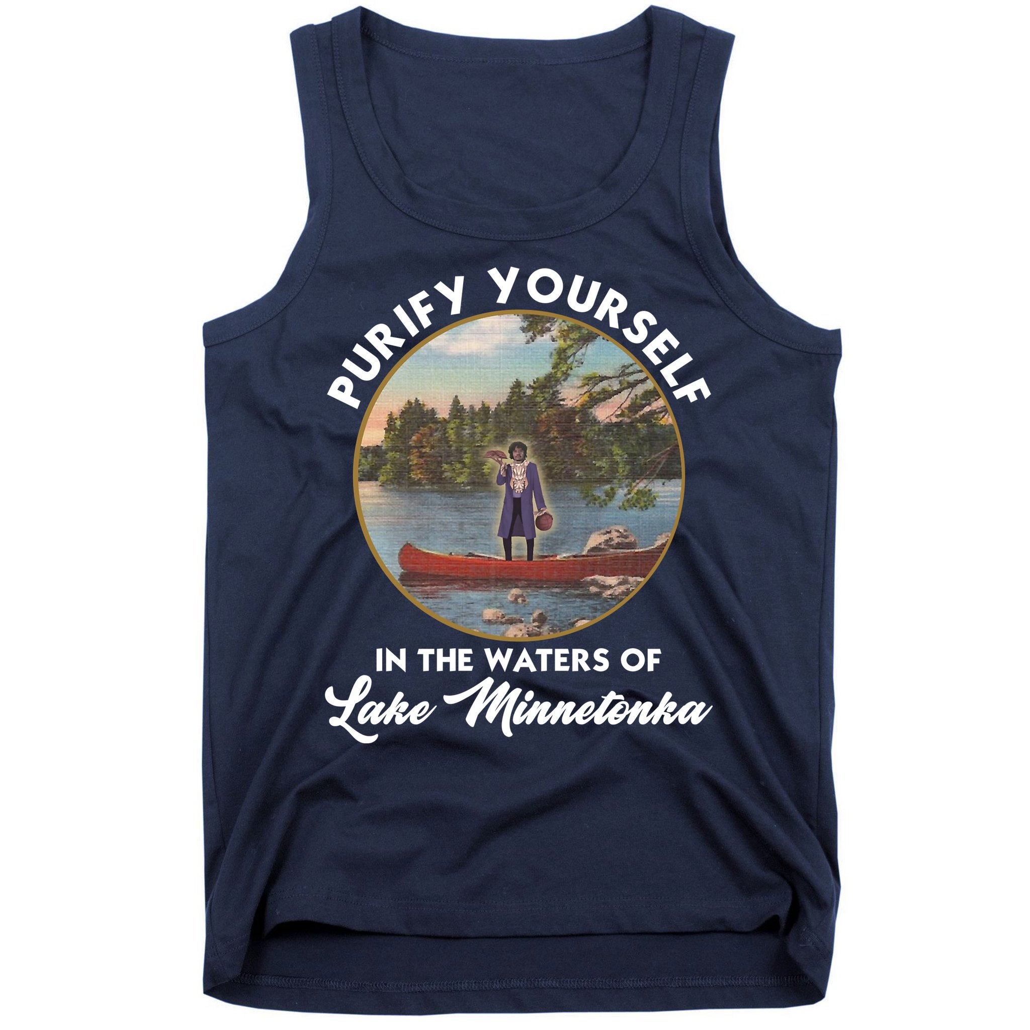 Purify Yourself In The Waters Of Lake Minnetonka Vintage Tank Top