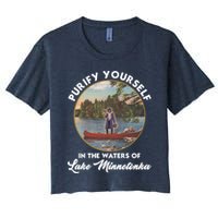 Purify Yourself In The Waters Of Lake Minnetonka Vintage Crop Top