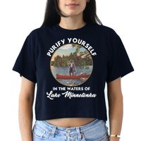 Purify Yourself In The Waters Of Lake Minnetonka Vintage Crop Top