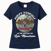 Purify Yourself In The Waters Of Lake Minnetonka Vintage Womens T-Shirt