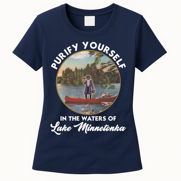 Purify Yourself In The Waters Of Lake Minnetonka Vintage Womens T-Shirt