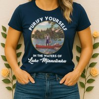 Purify Yourself In The Waters Of Lake Minnetonka Vintage Womens T-Shirt