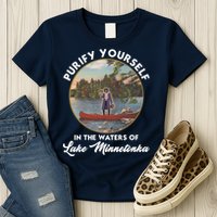 Purify Yourself In The Waters Of Lake Minnetonka Vintage Womens T-Shirt