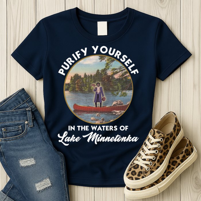 Purify Yourself In The Waters Of Lake Minnetonka Vintage Womens T-Shirt