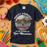 Purify Yourself In The Waters Of Lake Minnetonka Vintage Kids T-Shirt