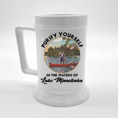 Purify Yourself In The Waters Of Lake Minnetonka Vintage Beer Stein