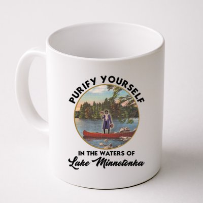 Purify Yourself In The Waters Of Lake Minnetonka Vintage Coffee Mug