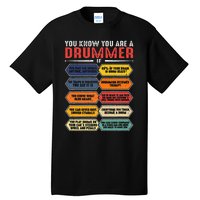 Percussion You Know You Are Drummer Percussionist Tall T-Shirt