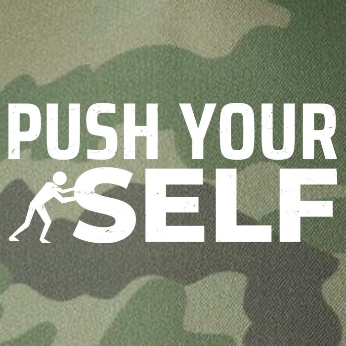 Push Yourself Motivational Legacy Tie Dye Trucker Hat