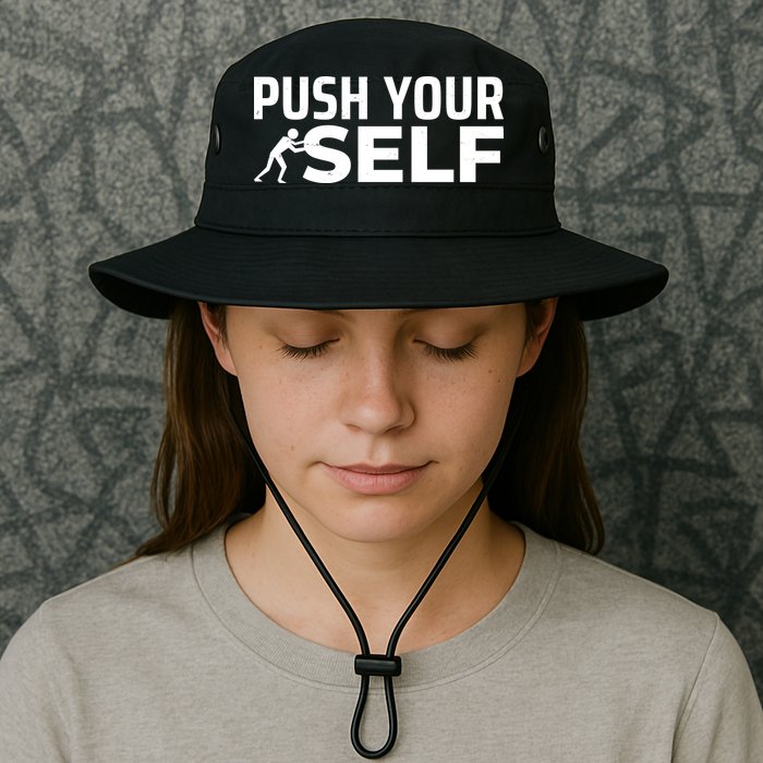 Push Yourself Motivational Legacy Cool Fit Booney Bucket Hat