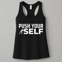 Push Yourself Motivational Womens Tank Top
