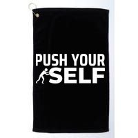 Push Yourself Motivational Golf Towel