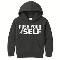 Push Yourself Motivational Kids Hoodie