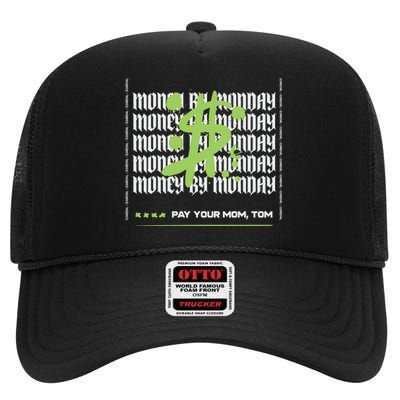 Pay Your Mom Tom Vanderpump Rules Black High Crown Mesh Back Trucker Hat