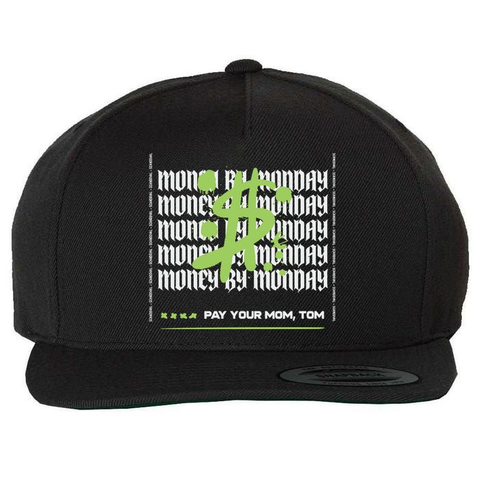 Pay Your Mom Tom Vanderpump Rules Black Wool Snapback Cap