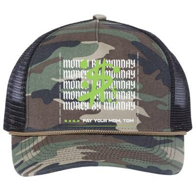 Pay Your Mom Tom Vanderpump Rules Black Retro Rope Trucker Hat Cap