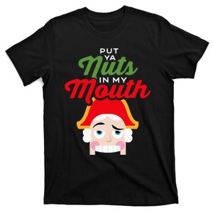 Put Your Nuts In My Mouth Kinky Nutcracker Christmas T-Shirt