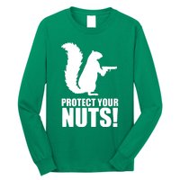 Protect Your Nuts Squirrel Long Sleeve Shirt