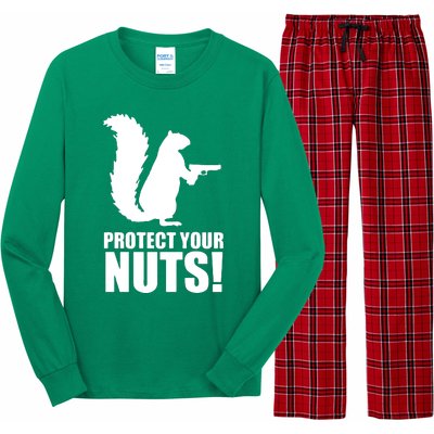 Protect Your Nuts Squirrel Long Sleeve Pajama Set