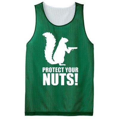 Protect Your Nuts Squirrel Mesh Reversible Basketball Jersey Tank