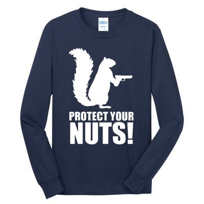 Protect Your Nuts Squirrel Tall Long Sleeve T-Shirt