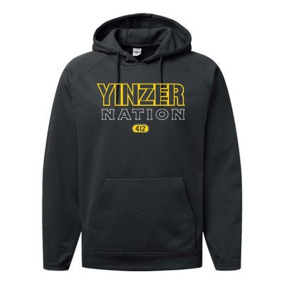 Pittsburgh Yinzer Nation Yinzer Pride Performance Fleece Hoodie