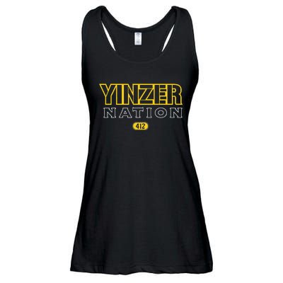 Pittsburgh Yinzer Nation Yinzer Pride Ladies Essential Flowy Tank