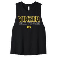 Pittsburgh Yinzer Nation Yinzer Pride Women's Racerback Cropped Tank