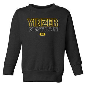 Pittsburgh Yinzer Nation Yinzer Pride Toddler Sweatshirt