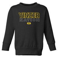 Pittsburgh Yinzer Nation Yinzer Pride Toddler Sweatshirt