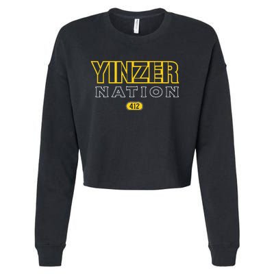 Pittsburgh Yinzer Nation Yinzer Pride Cropped Pullover Crew