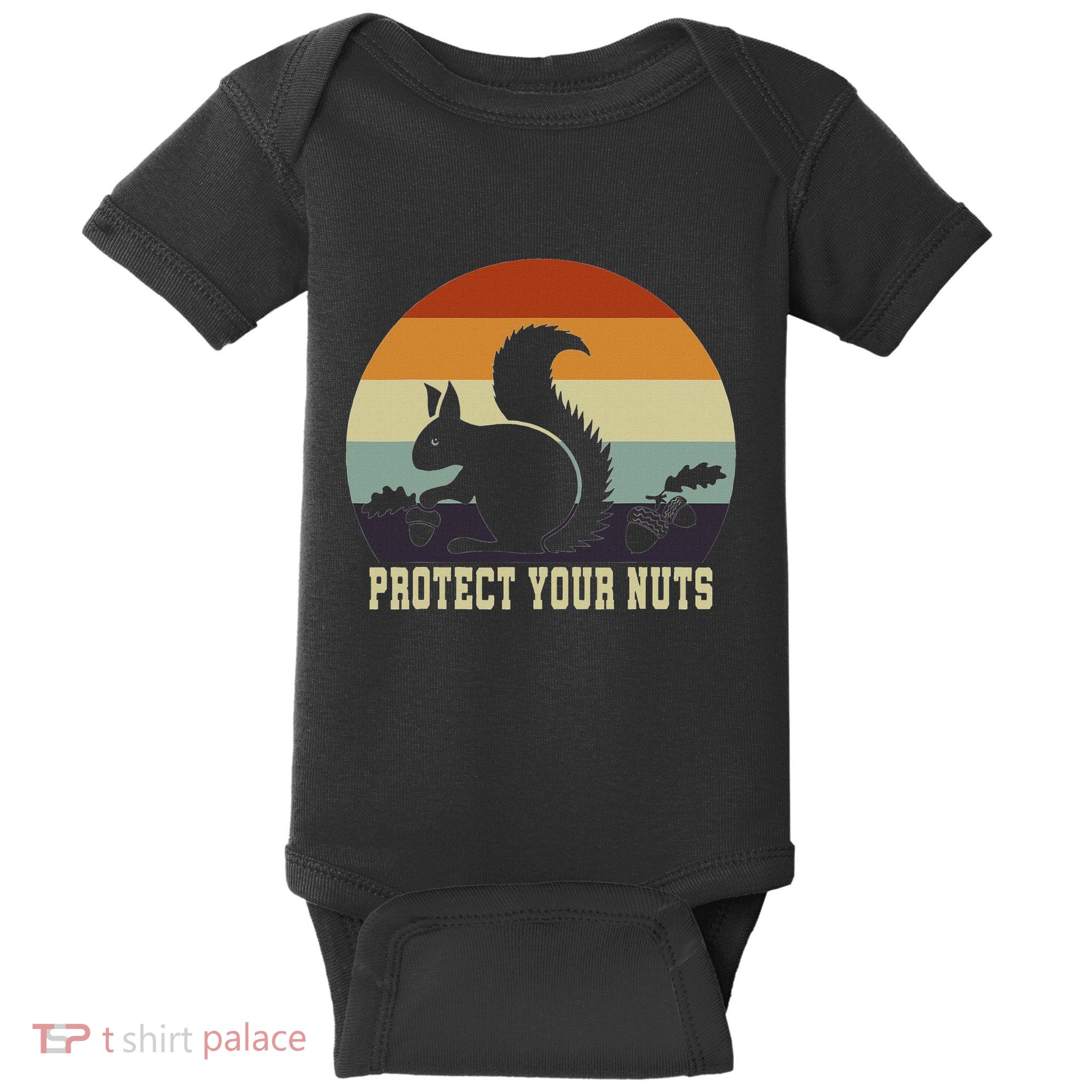 Protect Your Nuts Squirrel Baby Bodysuit