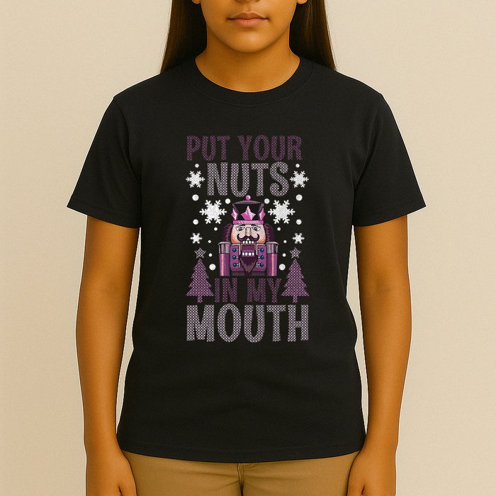 Put Your Nuts In My Mouth Nutcracker Christmas T-Shirt