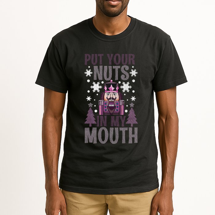 Put Your Nuts In My Mouth Nutcracker Christmas Tall T-Shirt