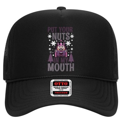 Put Your Nuts In My Mouth Nutcracker Christmas Trucker Hat